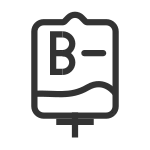 Blood B N SVG Icon